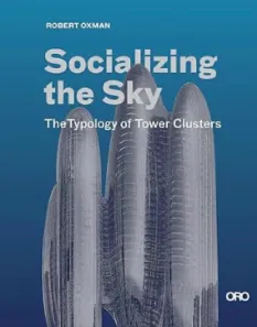 Book cover featuring abstract tower clusters against a blue background.
