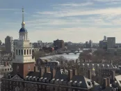 Harvard University aerial view