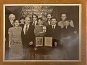 Group of men and women at the Nobel Prize ceremony