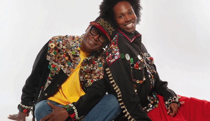 essay about the benefits of having a pet Beau McCall, at left, wearing Button Jacket: Born in Philly, Made in Harlem, circa 1988, and his partner, Souleo, wearing Button Jacket: Stacked Sleeves, circa early 1990s-2021