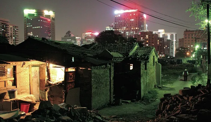 Old Beijing and new: traditional homes and encroaching high-rises