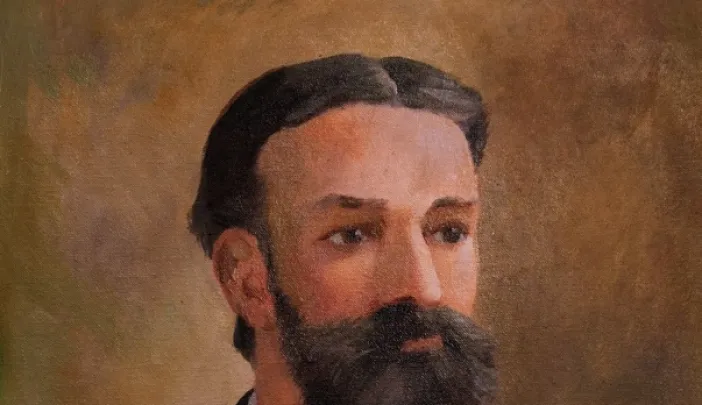 This portrait of Smith forms part of a mural, by Nelson Chase, that decorates the Aesculapian Room of the Harvard Club of Boston.