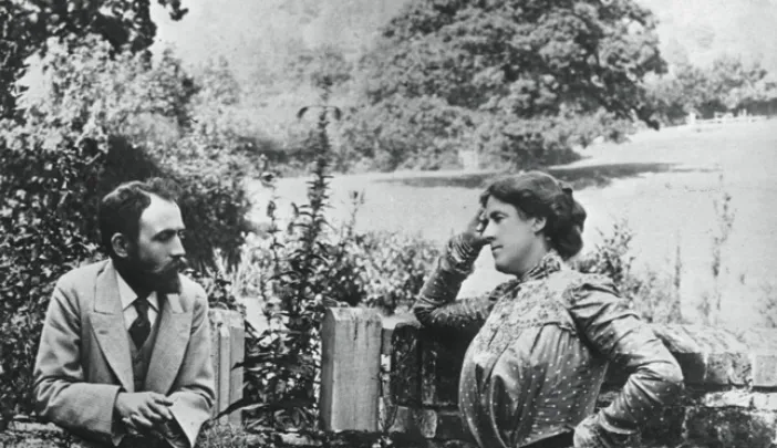 Mary and Bernard Berenson in the garden of her mother’s country house near Fernhurst, England, 1898  