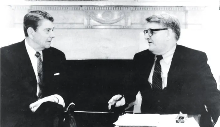 Ronald Reagan wrote in his presidential diary for September 12, 1988: &ldquo;Then a briefing for a pleasant interview which took place at 11:30 with Warren Brooks [sic] my favorite Ec. columnist.&rdquo;