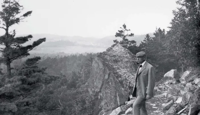 George Bucknam Dorr on the Beachcroft Path on Huguenot Head