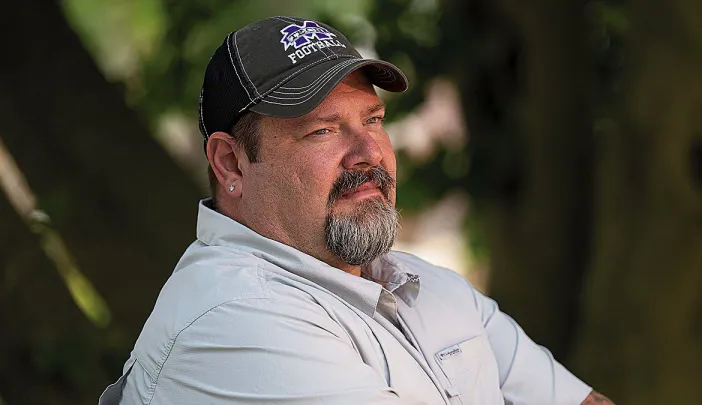 Photograph of Phil Baczewki, a long COVID patient