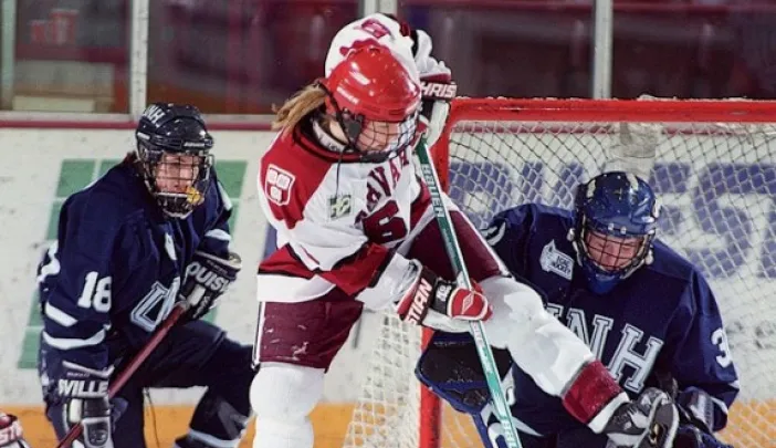 March 27, 1999—The Harvard women's ice-hockey team win the national championship.