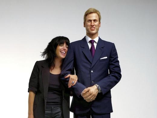 Jennifer Rubell with &ldquo;Prince William&rdquo; in <i>Engagement</i>