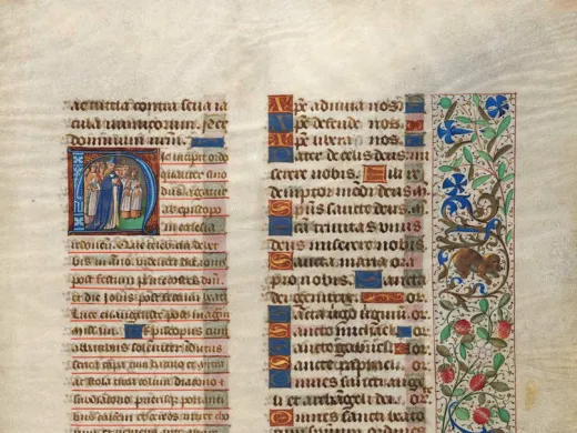 Illuminated manuscript page