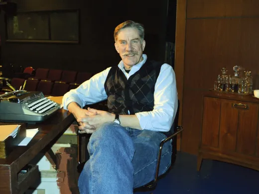 Nick Wyman (on the set of <i>The Single Girls Guide)</i> promotes fair pay for hard-working actors. 
