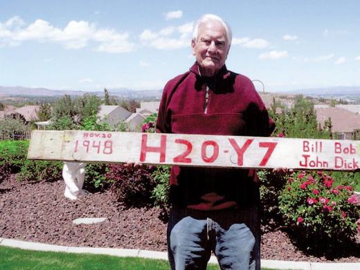 Altrocchi at his home in Reno. The goalpost has to go.