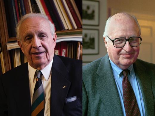 The late professors Roy J. Glauber and Henry Rosovsky