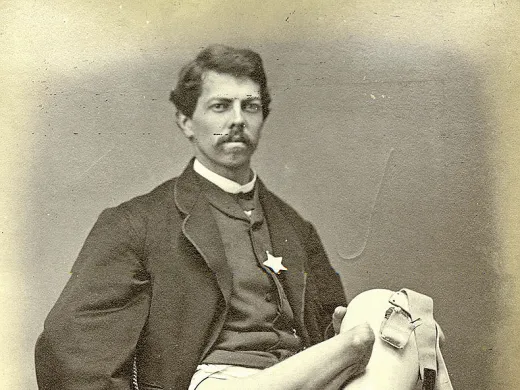 Civil War amputee Charles T. Green, photographed by William Bell (circa 1864)