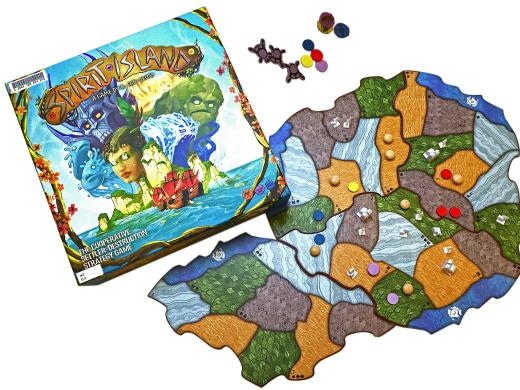  A 2017 edition of “Spirit Island” game