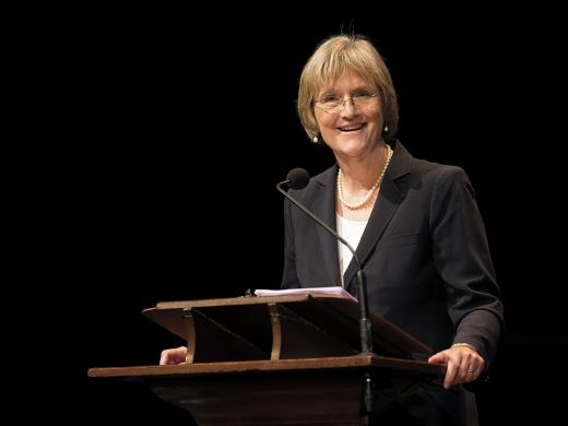 President Drew Faust, setting the campaign context 