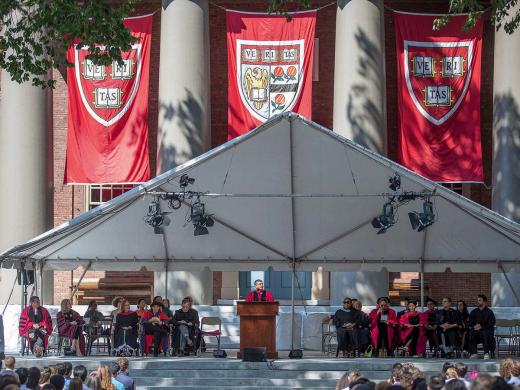 Harvard College Dean Rakesh Khurana at Freshman Convocation