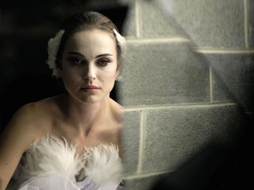 In <i>Black Swan</i>, Natalie Portman's character dances the role of the Swan Queen and her dark rival in <i>Swan Lake</i>. Here, Portman as the White Swan.