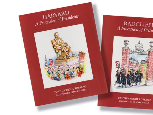 Photo of new book on Harvard and Radcliffe presidents
