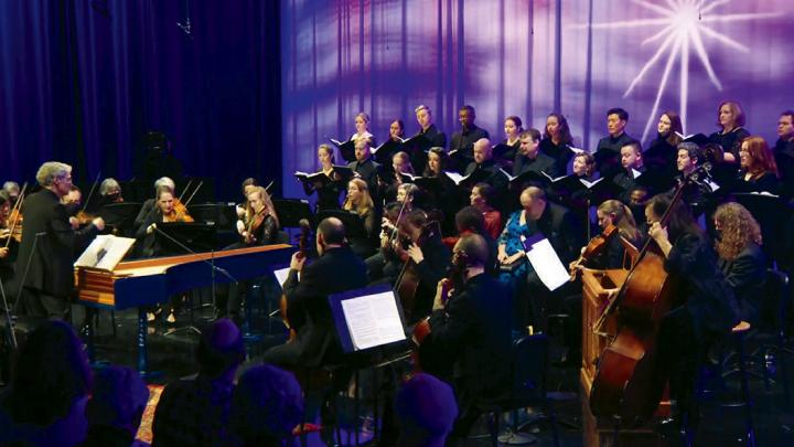 classical musicians performing a concert