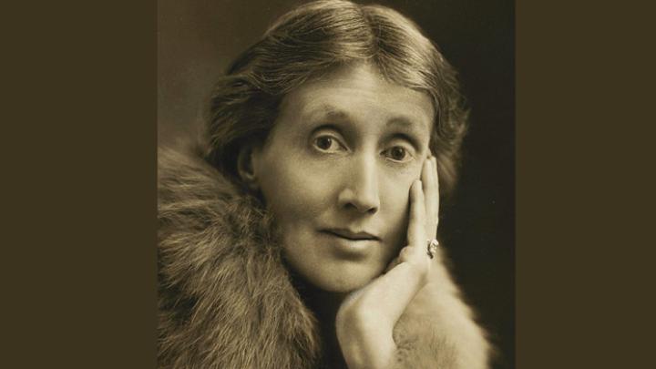 Photographic portrait of Virginia Woolf