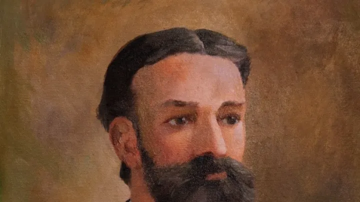 This portrait of Smith forms part of a mural, by Nelson Chase, that decorates the Aesculapian Room of the Harvard Club of Boston.