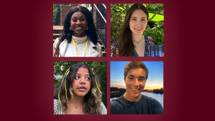 Pictured left to right, top to bottom: Oge Ogbogu, Nicole Austen, Aarya Kaushik, Michael Evans
