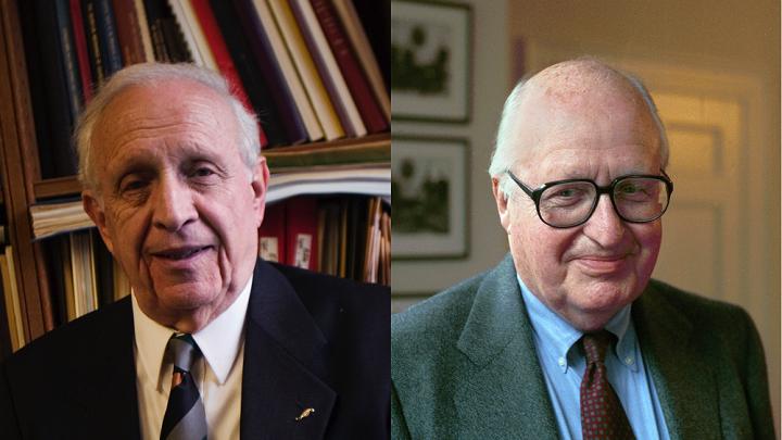 The late professors Roy J. Glauber and Henry Rosovsky