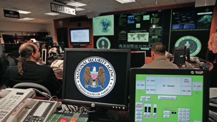Inside the National Security Agency’s Threat Operations Center in January 2006, following President George W. Bush’s speech to employees prior  to the U.S. Senate hearings on domestic surveillance