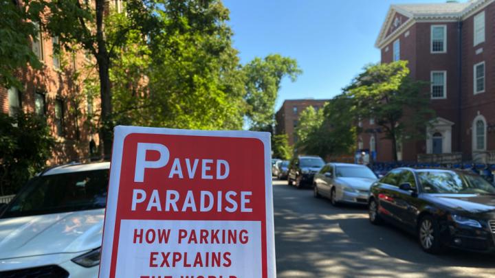 Grabar's book pictured with Ware Street's parked cars