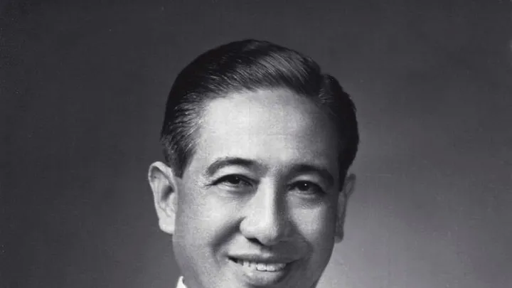 Portrait photograph of a middle-aged Lorenzo Tañada as a Philippine senator