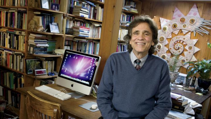 Ted Kaptchuk in his home office in Cambridge