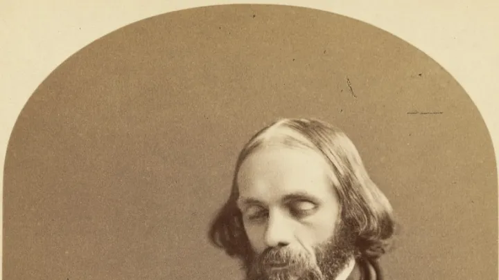 A cabinet card portrait of Hale, circa 1870