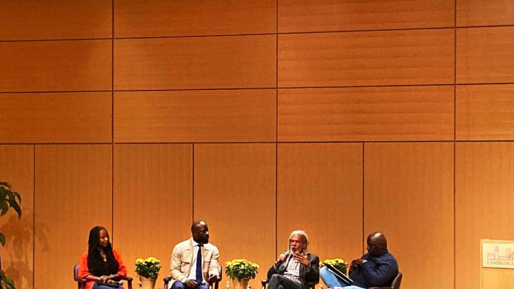 The panel at Cambridge Library