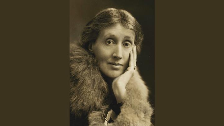 Photographic portrait of Virginia Woolf