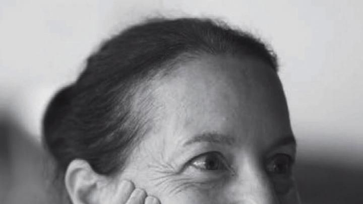 Black and White photograph of Cynthia Zarin