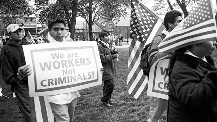 people protesting