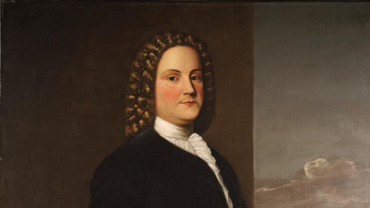 A portrait of Benjamin Franklin painted by Robert Feke