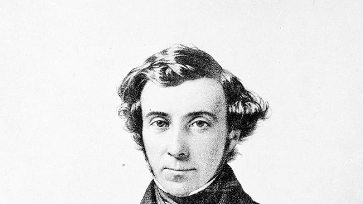 A reserved Alexis de Tocqueville, portrayed when he was in his thirties—some years after his momentous American travels.