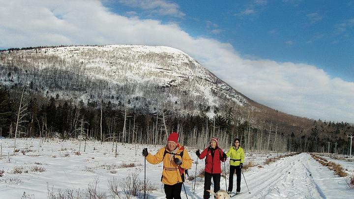 The ECG is not just for walkers and cyclists; even in winter, the Downeast Sunrise Trail in far northern Maine can be enjoyed by skiers and snowmobilers alike.