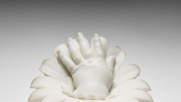 Hiram Powers, <i>Loulie's Hand,</i> 1839–77. Marble.