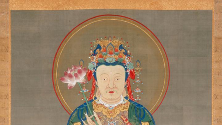 <i>Bodhisattva Samantabhadra</i>, from <i>Śākyamuni Triptych</i> c. first half of the 1760s