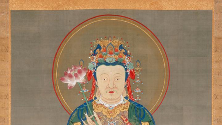 <i>Bodhisattva Samantabhadra</i>, from <i>Śākyamuni Triptych</i> c. first half of the 1760s