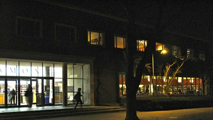 The occupation of Lamont Library Café stretched into Monday night.