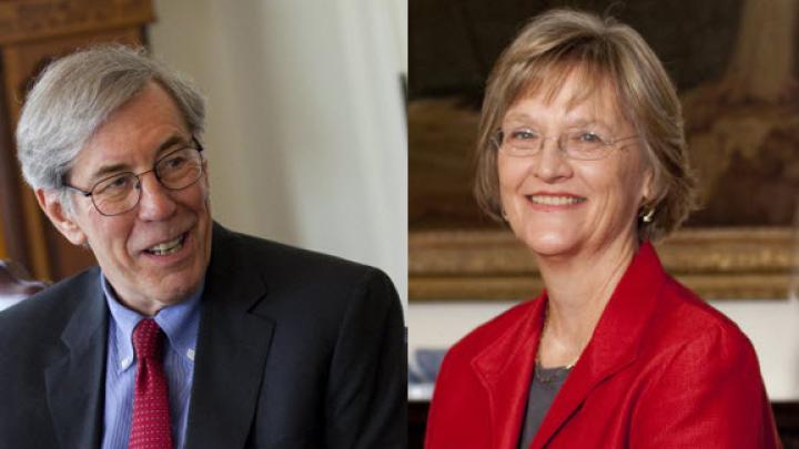 Robert Reischauer and Drew Faust