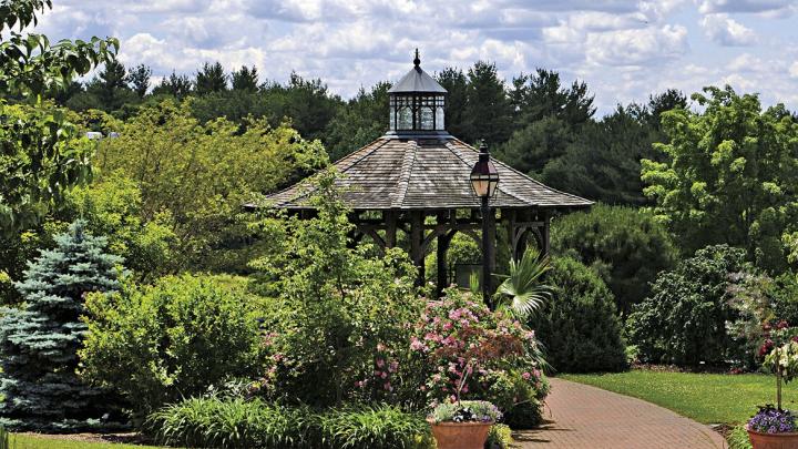The Entry Garden at Tower Hill Botanic Garden