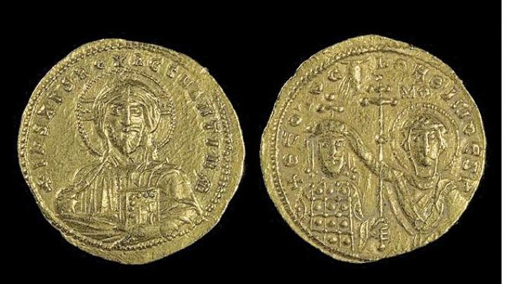 Byzantine coins at the Sackler Museum 