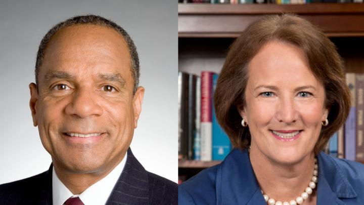 Kenneth I. Chenault, J.D.’76, and Karen Gordon Mills, A.B. ’75, M.B.A. ’77, were elected as Harvard Corporation members. They will begin their service as Fellows of Harvard College on July 1.