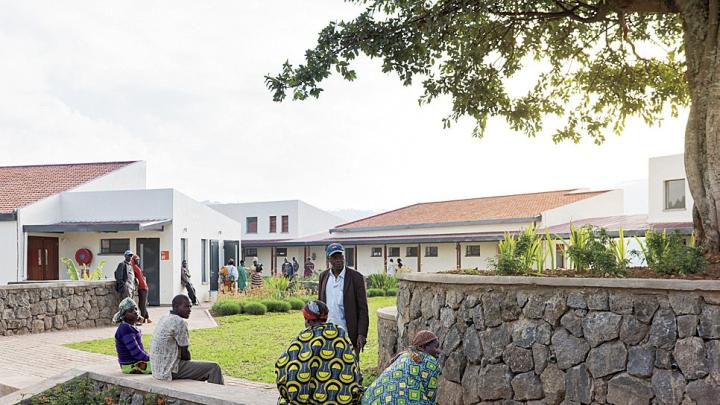 Outdoor areas at MASS Design's Butaro Hospital