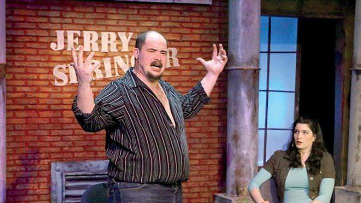 Production still from "Jerry Springer"