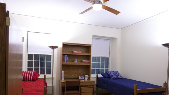 Photograph by Rose Lincoln/Harvard News Office Double bedroom